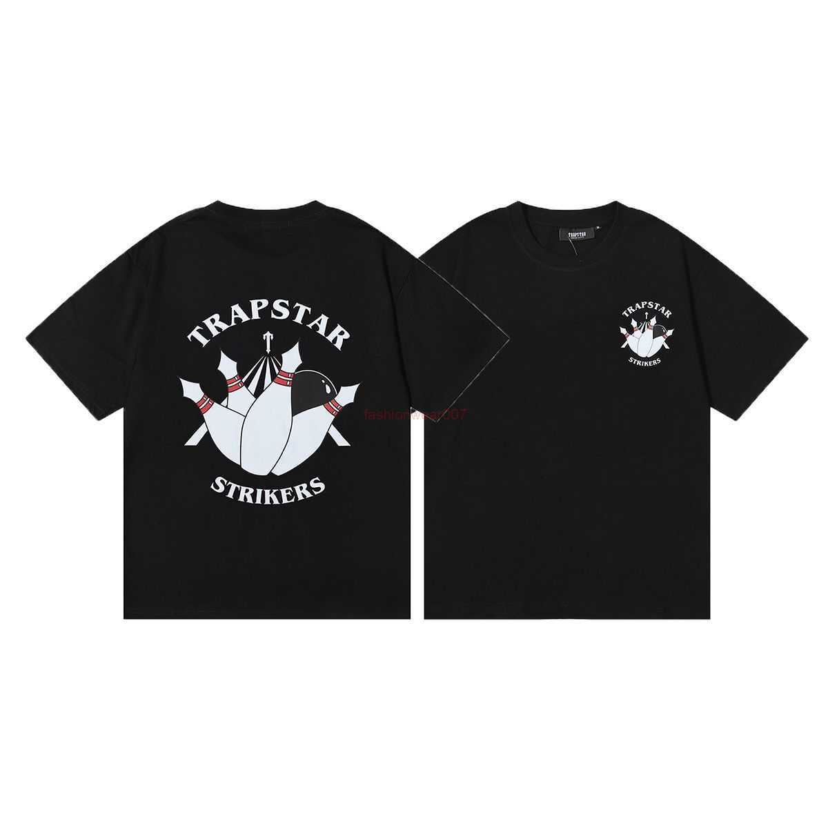 Designer Fashion Clothing Tees Tsihrts Shirts Trapstar Bowling Strikers Letterprinted Cotton Doubleyarn Highquality Casual Shortsleeved Tshirt for Men Women, Black
Designer Fashion Clothing Tees Tsihrts Shirts Trapstar Bowling Strikers Letterprinted Cotton Doubleyarn Highquality Casual Shortsleeved Tshirt for Men Women, Black