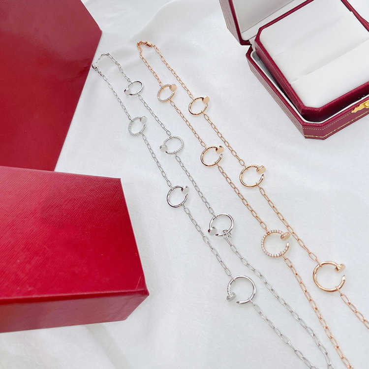 Internet celebrity Nail Sweater Chain Necklace High Version Hollow out Double Paired with Diamond Smooth Face Fashion Carti Same Style B661
Internet celebrity Nail Sweater Chain Necklace High Version Hollow out Double Paired with Diamond Smooth Face Fashion Carti Same Style B661