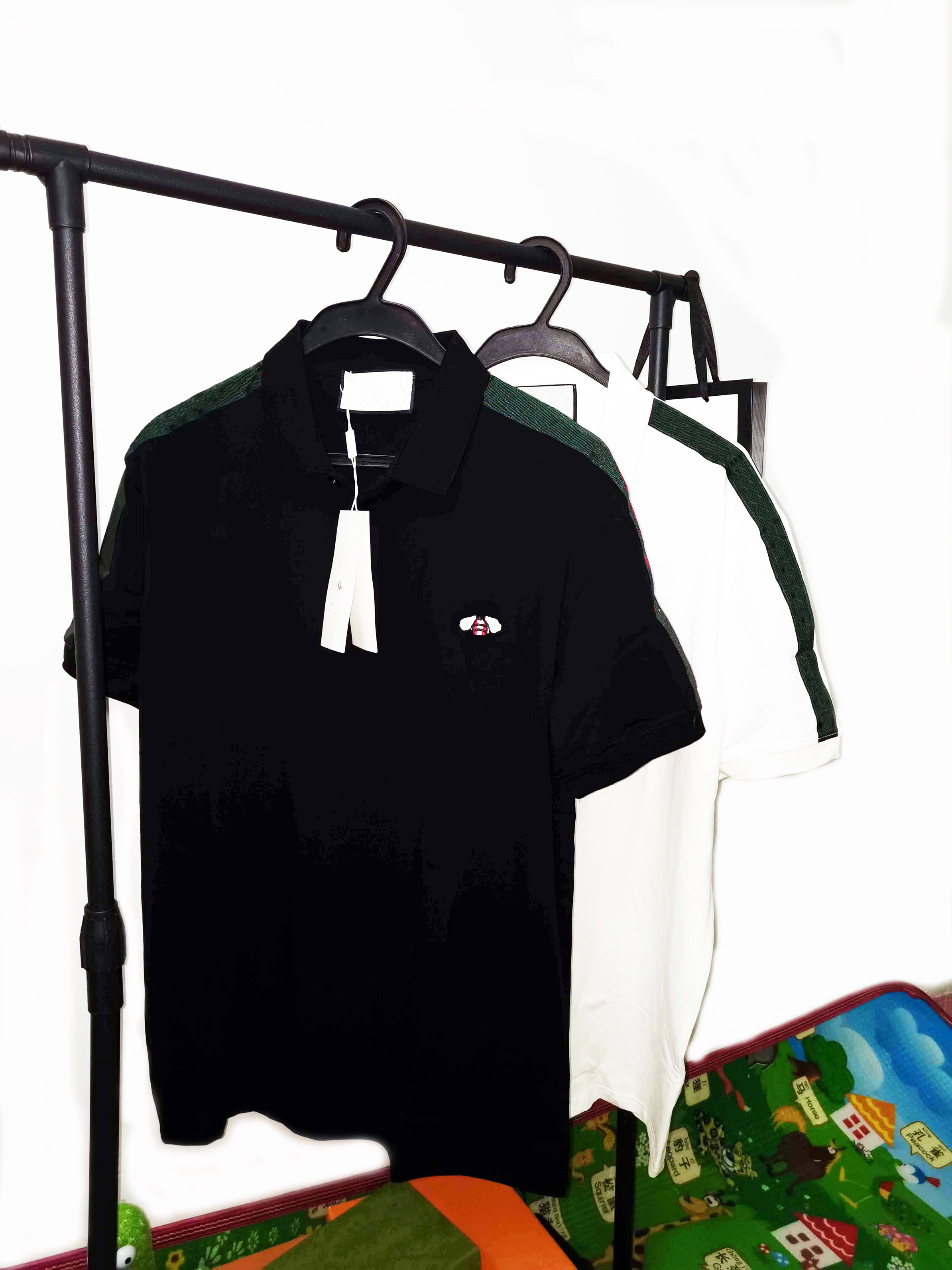 Mens Designer Polos Shirts For Man High Street Italy Embroidery Garter Snakes Little Bees Printing Brands Clothes Cottom Clothing Tees, 12
Mens Designer Polos Shirts For Man High Street Italy Embroidery Garter Snakes Little Bees Printing Brands Clothes Cottom Clothing Tees, 12