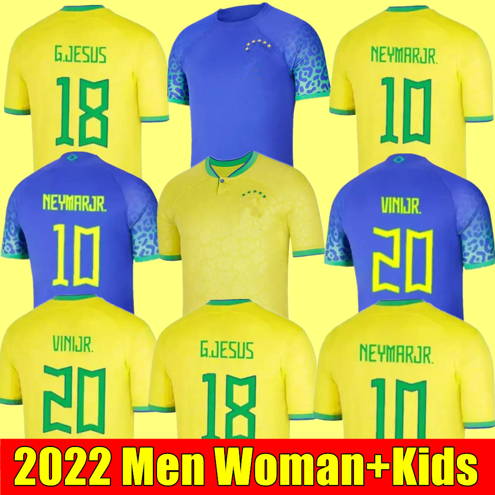 22 Brazils VINI JR. Soccer Jersey brasil CASEMIRO 22 23 National Team G.JESUS P.COUTINHO Home Away men kids kit L.PAQUETA T.SILVA PELE MARCELO Football Shirt uniform, Woman home
22 Brazils VINI JR. Soccer Jersey brasil CASEMIRO 22 23 National Team G.JESUS P.COUTINHO Home Away men kids kit L.PAQUETA T.SILVA PELE MARCELO Football Shirt uniform, Woman home