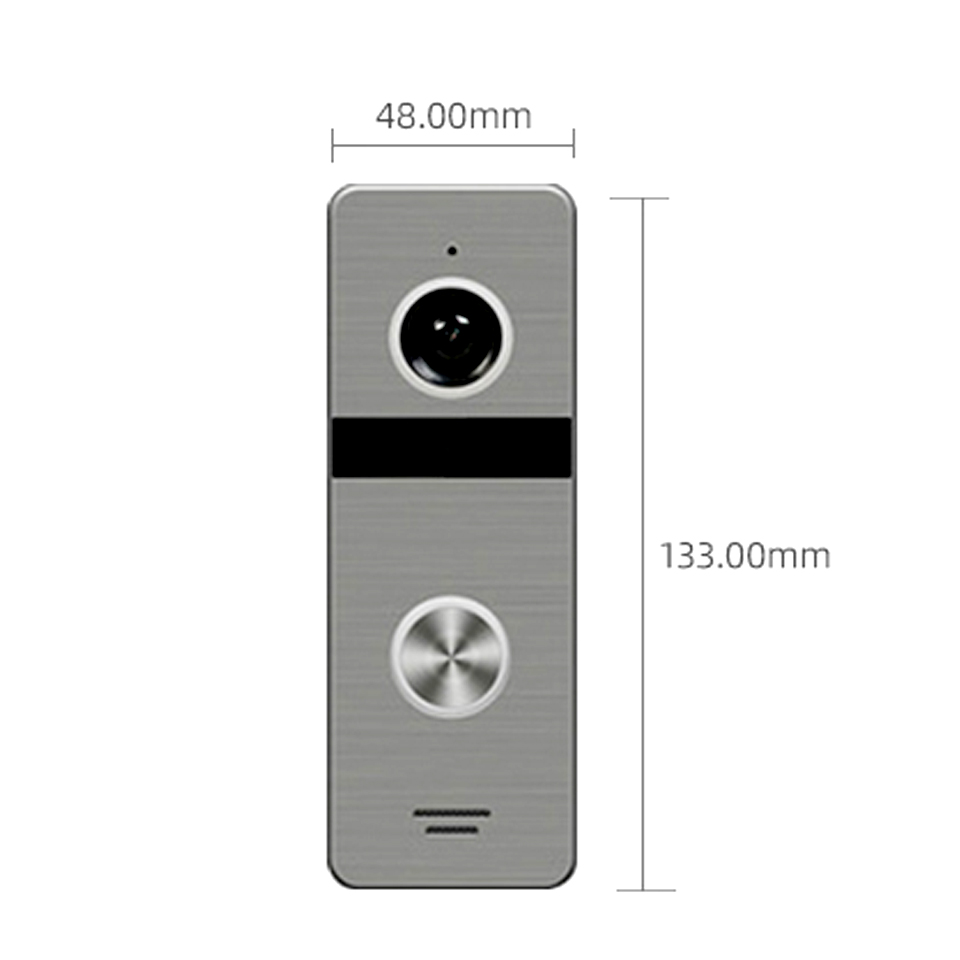 New Tuya Smart Home 1080P Wide View Angle Doorbell Wired 7 lnch Screen Monitor with Night Vision Video Intercom System For Home