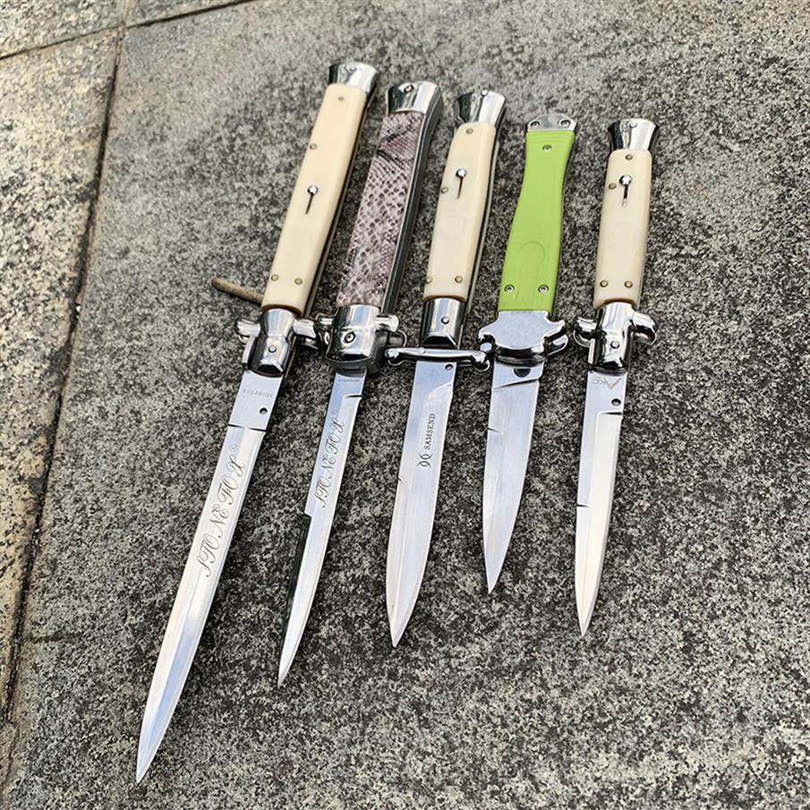 SAMSEND 5 Style Italian style Folding knives 440C Blade Self-defense Auto hunting camping knive EDC TOOL233J
SAMSEND 5 Style Italian style Folding knives 440C Blade Self-defense Auto hunting camping knive EDC TOOL233J