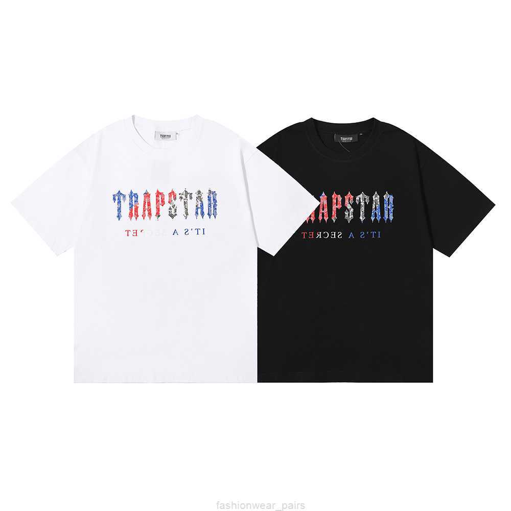 Designer Fashion Clothing Tees Tsihrts Shirts Fashion Brand Trapstar Multicolor Letter Printing Highquality Doubleyarn Cotton Casual Loose Shortsleeved Tshi, Black
Designer Fashion Clothing Tees Tsihrts Shirts Fashion Brand Trapstar Multicolor Letter Printing Highquality Doubleyarn Cotton Casual Loose Shortsleeved Tshi, Black