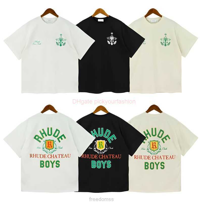 Designer Fashion Clothing Tees Tshirt Rhude Fashion Brand American Letter Print Ins Short Sleeve Tshirt Round Neck Couple Versatile Casual Half Sleeve Cotton Stree, Black
Designer Fashion Clothing Tees Tshirt Rhude Fashion Brand American Letter Print Ins Short Sleeve Tshirt Round Neck Couple Versatile Casual Half Sleeve Cotton Stree, Black