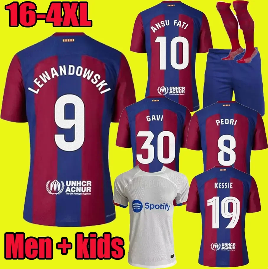 3XL 4XL 23 24 LEWANDOWSKI soccer jerseys GAVI camiseta de futbol PEDRI FERRAN 2023 2024 FC ANSU FATI RAPHINHA football shirt men kids BarcelonaS Player long sleeve, Away
3XL 4XL 23 24 LEWANDOWSKI soccer jerseys GAVI camiseta de futbol PEDRI FERRAN 2023 2024 FC ANSU FATI RAPHINHA football shirt men kids BarcelonaS Player long sleeve, Away