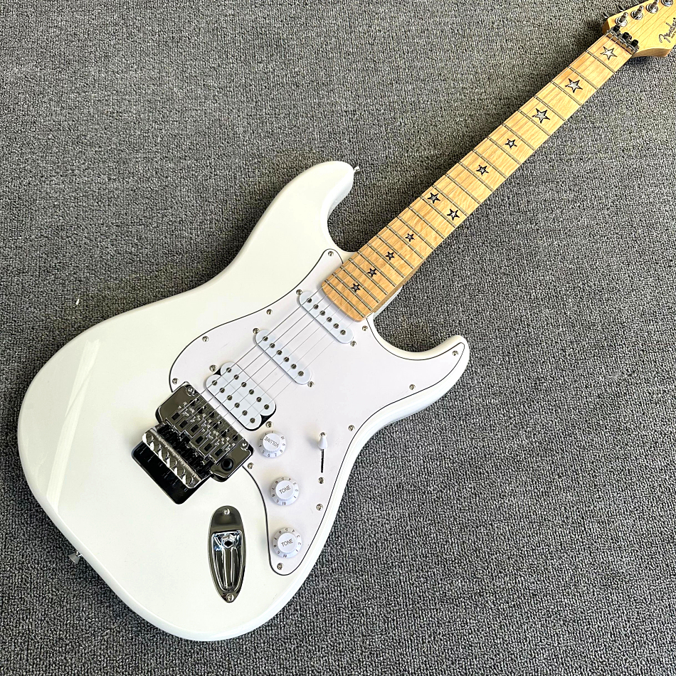 Custom Shop, Factory New Product, White Trill ST Electric Guitar, Maple Five-star Fingerboard, White Guard Board, Free Delivery
Custom Shop, Factory New Product, White Trill ST Electric Guitar, Maple Five-star Fingerboard, White Guard Board, Free Delivery