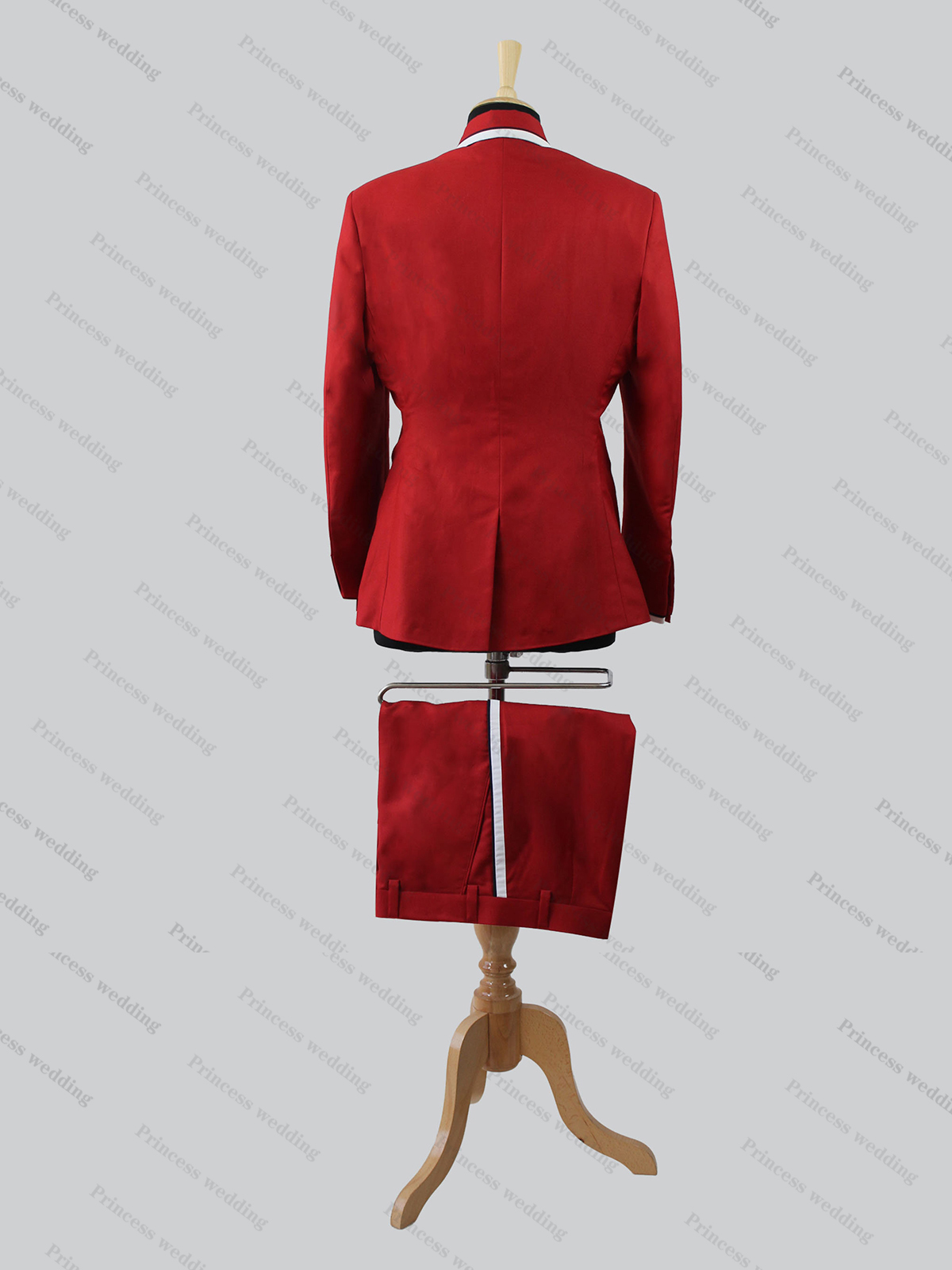 Fashion Spring Autumn Women Red Blazer Suits Sets New Office Lady Jackets Pants 2 Pieces Custom Made