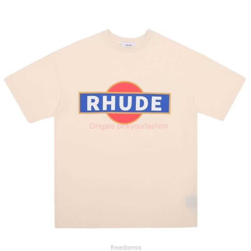 Designer Fashion Clothing Tees Tshirt American Niche Trendy Brand Rhude Short Sleeved Men Womens Couples Loose High Street Loose Round Neck Letter Tshirt Summer Hal, Apricot
Designer Fashion Clothing Tees Tshirt American Niche Trendy Brand Rhude Short Sleeved Men Womens Couples Loose High Street Loose Round Neck Letter Tshirt Summer Hal, Apricot