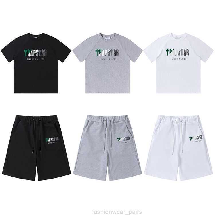 Designer Fashion Clothing Tees Tsihrts Shirts Trapstar Rainbow Embroidery High Street Pure Cotton Round Neck Short Sleeve Tshirt Mens Womens Capris Set Fashion Bra, White (white blue embroidery) quarter
Designer Fashion Clothing Tees Tsihrts Shirts Trapstar Rainbow Embroidery High Street Pure Cotton Round Neck Short Sleeve Tshirt Mens Womens Capris Set Fashion Bra, White (white blue embroidery) quarter