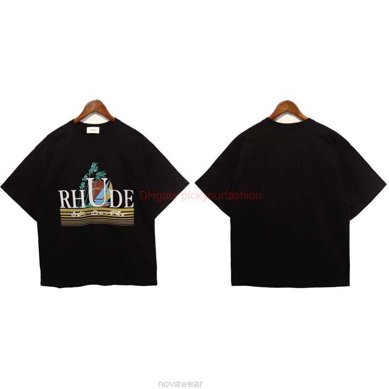 Designer Fashion Clothing Tees Tshirt American Summer Trendy Brand Niche Rhude Letter Printed Short Sleeved Loose Fitting Casual Men Womens Same Round Neck Tshirt C
Designer Fashion Clothing Tees Tshirt American Summer Trendy Brand Niche Rhude Letter Printed Short Sleeved Loose Fitting Casual Men Womens Same Round Neck Tshirt C
