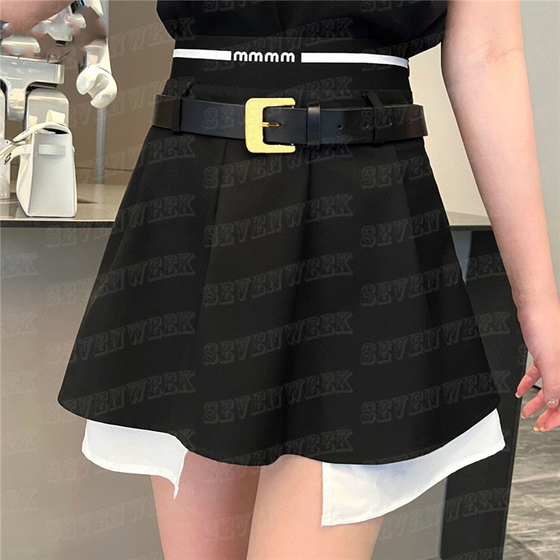 Fashion Women Mini Skirts With Belt Waist Letter Print Short Dress Cool Girl Lady Skirt For Party Nightclub, Gray
Fashion Women Mini Skirts With Belt Waist Letter Print Short Dress Cool Girl Lady Skirt For Party Nightclub, Gray