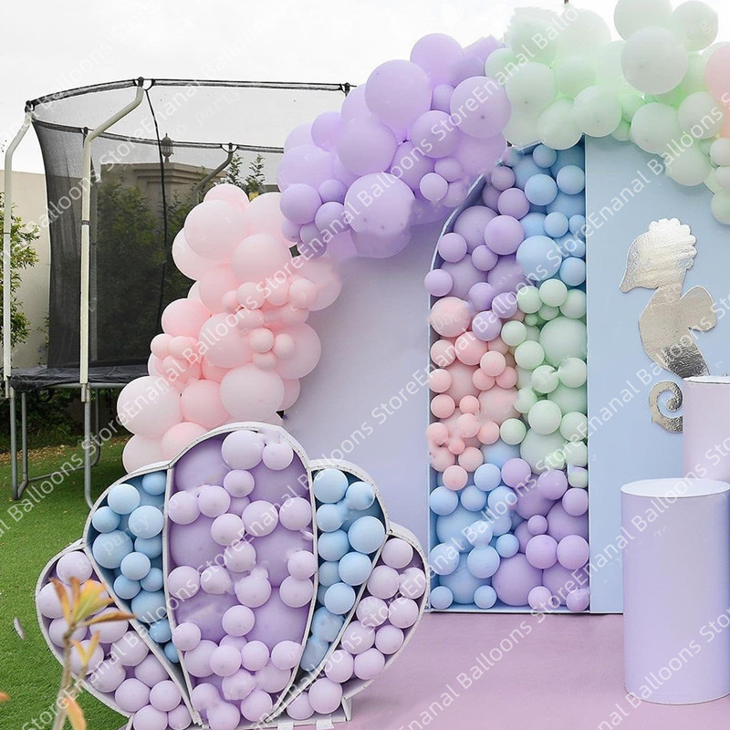 Screens Room Dividers 1 Pack Mermaid Seahorse Shell Unicorn Mosaic Frame Balloon Stuffing Box Wedding Birthday Party Decorations Baby Shower Decor 230