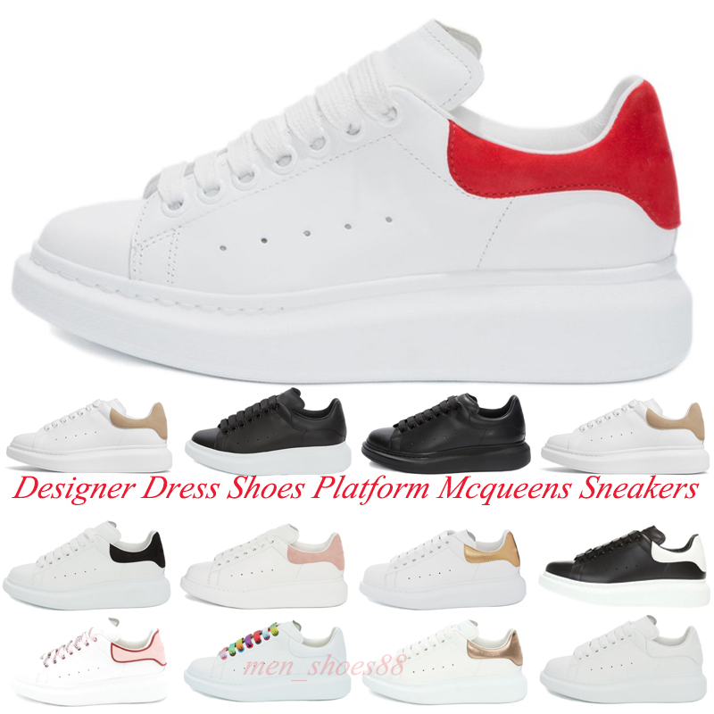 Designer Leather Casual Shoes Fashionable sports Luxury Fashion Platform Mens Womens Shock Pink Multicolor Ivory Black McQueen Sneakers, Black white sole
Designer Leather Casual Shoes Fashionable sports Luxury Fashion Platform Mens Womens Shock Pink Multicolor Ivory Black McQueen Sneakers, Black white sole