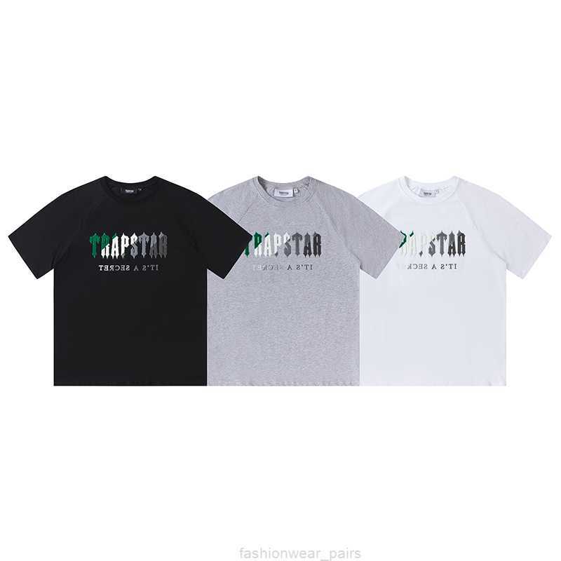 Designer Fashion Clothing Tees Tsihrts Shirts Summer American Small Street Trapstar Towel Embroidery Letters Short Sleeve Tshirt Mens Loose Cotton Couple Rock Hip, Black green gray gradient towel
Designer Fashion Clothing Tees Tsihrts Shirts Summer American Small Street Trapstar Towel Embroidery Letters Short Sleeve Tshirt Mens Loose Cotton Couple Rock Hip, Black green gray gradient towel