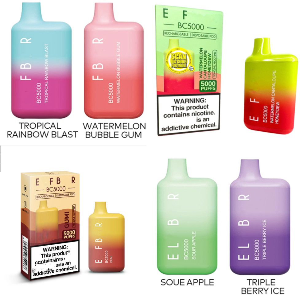 Disposable E cigarettes disposable vape elf puff 5000 5000 puffs bar 650mah Vape Pen Pre-Filled Pods Rechargeable Battery aroma king escobar bang king 5000
Disposable E cigarettes disposable vape elf puff 5000 5000 puffs bar 650mah Vape Pen Pre-Filled Pods Rechargeable Battery aroma king escobar bang king 5000