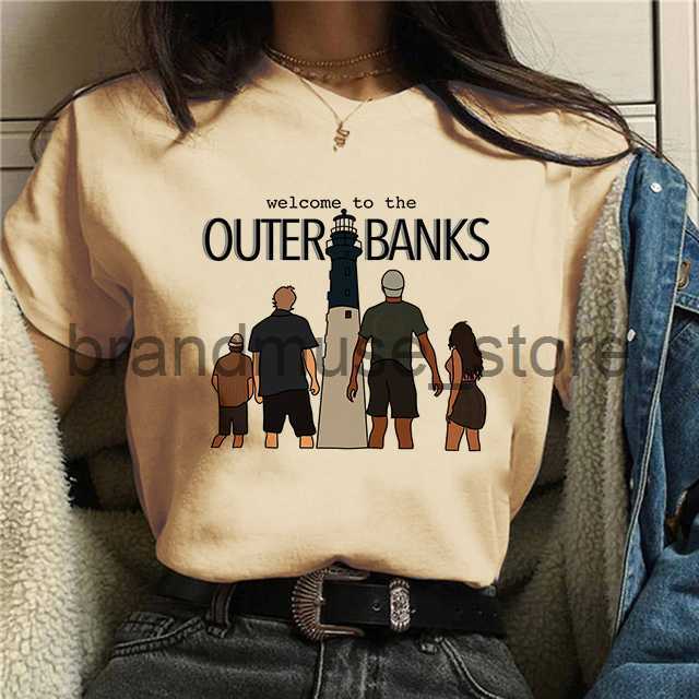 Women's T-Shirt North Carolina Outerbanks T-shirt Women Pogue Life Outer Banks T Shirt Harajuku Casual Tshirt Unisex Graphic Tee Tops Female J230