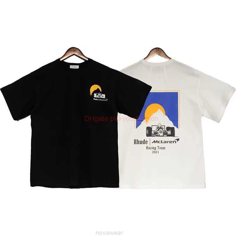 Designer Fashion Clothing Tees Tshirt Rhude Co Branded Formula 1 Racing Sunset Print Round Neck Casual Mens Womens Loose Short Sleeve Tshirt Summer Cotton Streetwea, Black
Designer Fashion Clothing Tees Tshirt Rhude Co Branded Formula 1 Racing Sunset Print Round Neck Casual Mens Womens Loose Short Sleeve Tshirt Summer Cotton Streetwea, Black