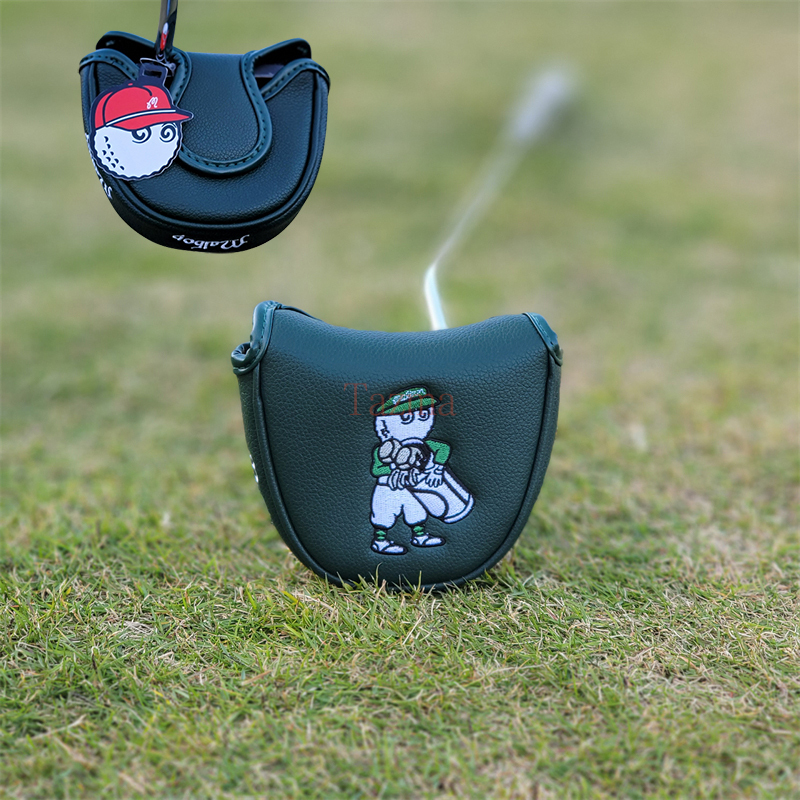 s Blackish Green Fisherman Hats Golf Club Driver Fairway Woods Hybrid Ut Iron Putter And Mallet Head Protection Cover 230626