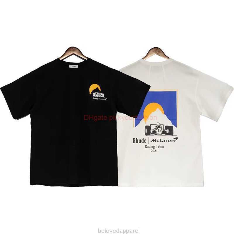 Designer Fashion Clothing Tees Tshirt Rhude Co Branded Formula 1 Racing Sunset Print Round Neck Casual Mens Womens Loose Short Sleeve Tshirt Summer Cotton Streetwea, Black
Designer Fashion Clothing Tees Tshirt Rhude Co Branded Formula 1 Racing Sunset Print Round Neck Casual Mens Womens Loose Short Sleeve Tshirt Summer Cotton Streetwea, Black