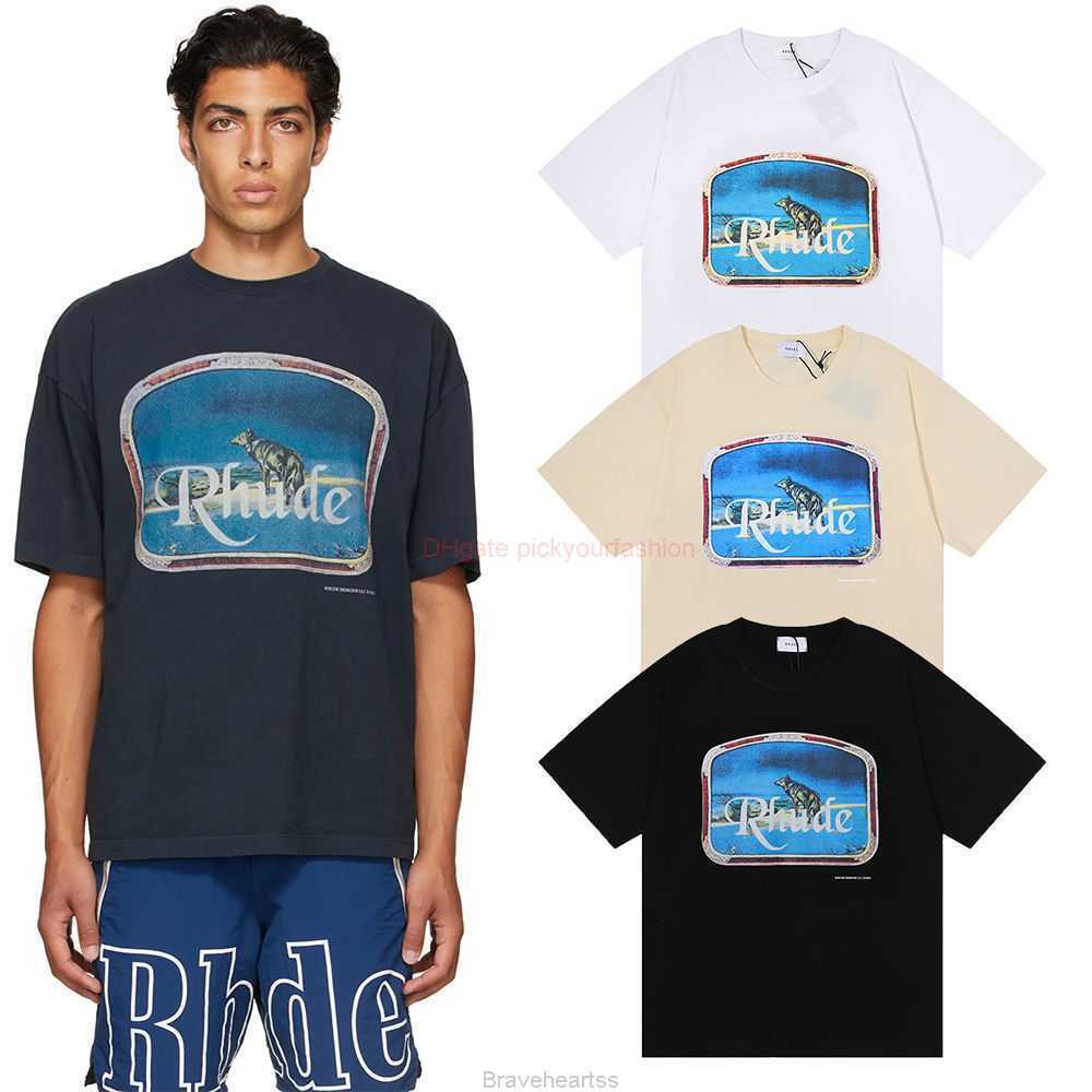 Designer Fashion Clothing Tees Tshirt American Fashion Brand Rhude Lone World High Street Leisure Lone Wolf Print Loose Short Sleeve Tshirt for Boys Girls Cotton Str, White 5005
Designer Fashion Clothing Tees Tshirt American Fashion Brand Rhude Lone World High Street Leisure Lone Wolf Print Loose Short Sleeve Tshirt for Boys Girls Cotton Str, White 5005