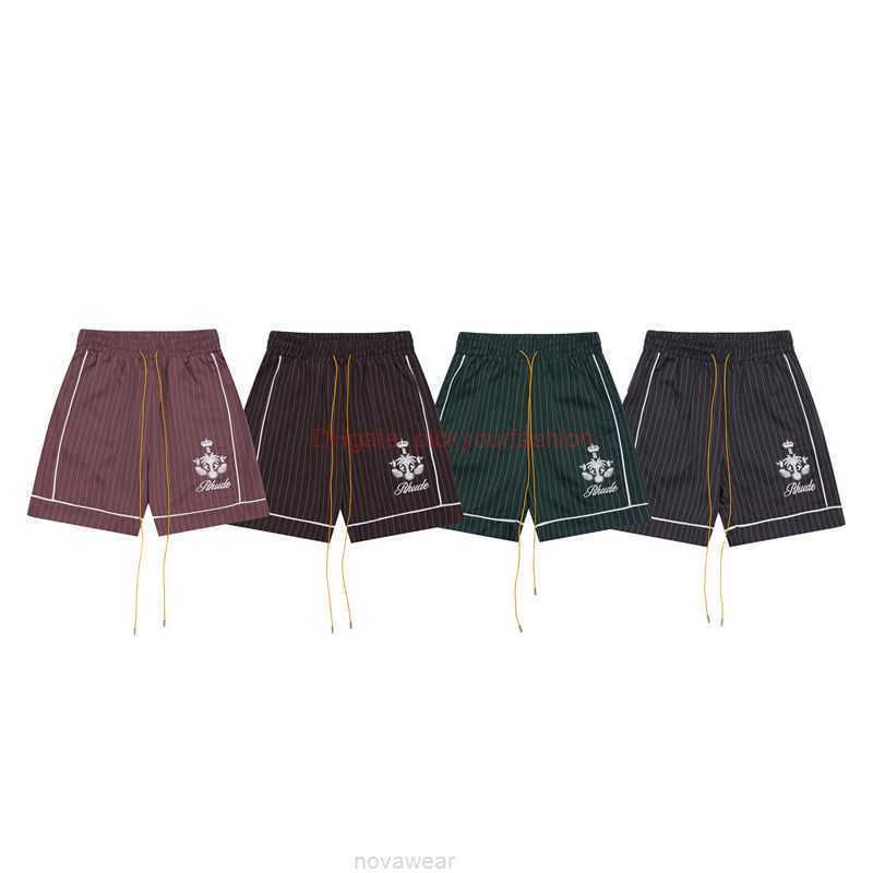 Designer Short Fashion Casual Clothing Beach shorts Rhudes New Coconut Crown Embroidery Panel Drawstring Shorts High Street Casual Summer Loose Mens Womens Capris, Black 1
Designer Short Fashion Casual Clothing Beach shorts Rhudes New Coconut Crown Embroidery Panel Drawstring Shorts High Street Casual Summer Loose Mens Womens Capris, Black 1