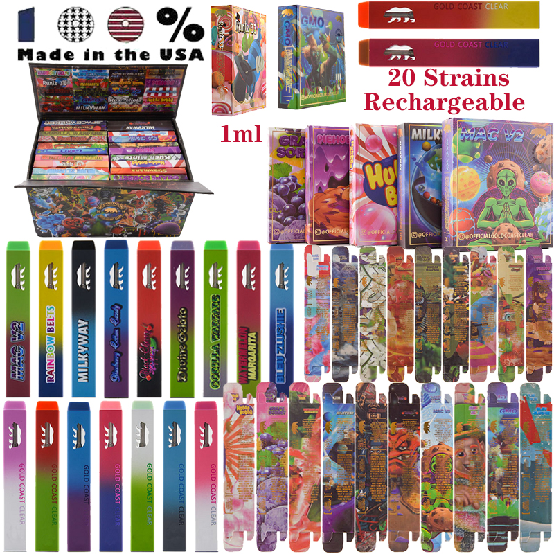 USA Stock Gold Coast Clear 2ND E Cigarettes Rechargeable Disposable Vape Pen 1ML 20 Flavors Glass Tank Thick Oil Cartridges 280mah Battery
USA Stock Gold Coast Clear 2ND E Cigarettes Rechargeable Disposable Vape Pen 1ML 20 Flavors Glass Tank Thick Oil Cartridges 280mah Battery