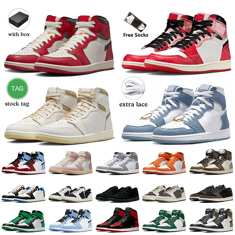 With Box High OG Craft Sail 1s Basketball Shoes Spiders-Verse Jumpman 1 Denim Washed Heritage Pink White Cement Lost and Found Trainers Retros OG Sneakers, D45 wolf grey aluminum 36-46
With Box High OG Craft Sail 1s Basketball Shoes Spiders-Verse Jumpman 1 Denim Washed Heritage Pink White Cement Lost and Found Trainers Retros OG Sneakers, D45 wolf grey aluminum 36-46