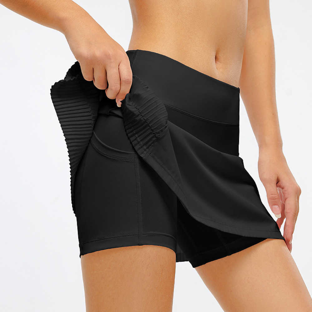 LL Women Sport Yoga Skirts Tennis Shorts Solid Color Pleated Golf Skirt Anti Exposure Fitness Short 6 Colors, Black
LL Women Sport Yoga Skirts Tennis Shorts Solid Color Pleated Golf Skirt Anti Exposure Fitness Short 6 Colors, Black
