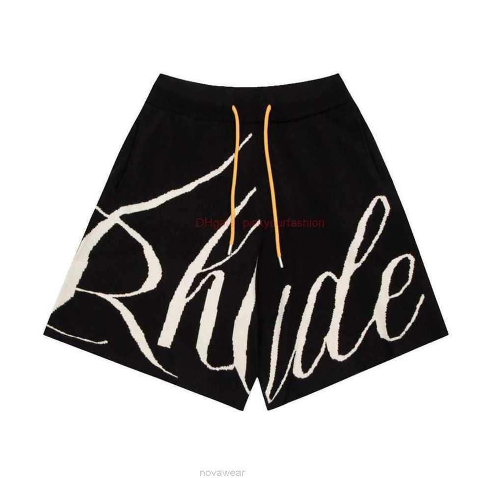 Designer Short Fashion Casual Clothing Beach shorts High Quality Rhude Letter Wool Jacquard Drawstring Shorts American Trendy Sports Shorts for Couples Joggers Sp, Black
Designer Short Fashion Casual Clothing Beach shorts High Quality Rhude Letter Wool Jacquard Drawstring Shorts American Trendy Sports Shorts for Couples Joggers Sp, Black