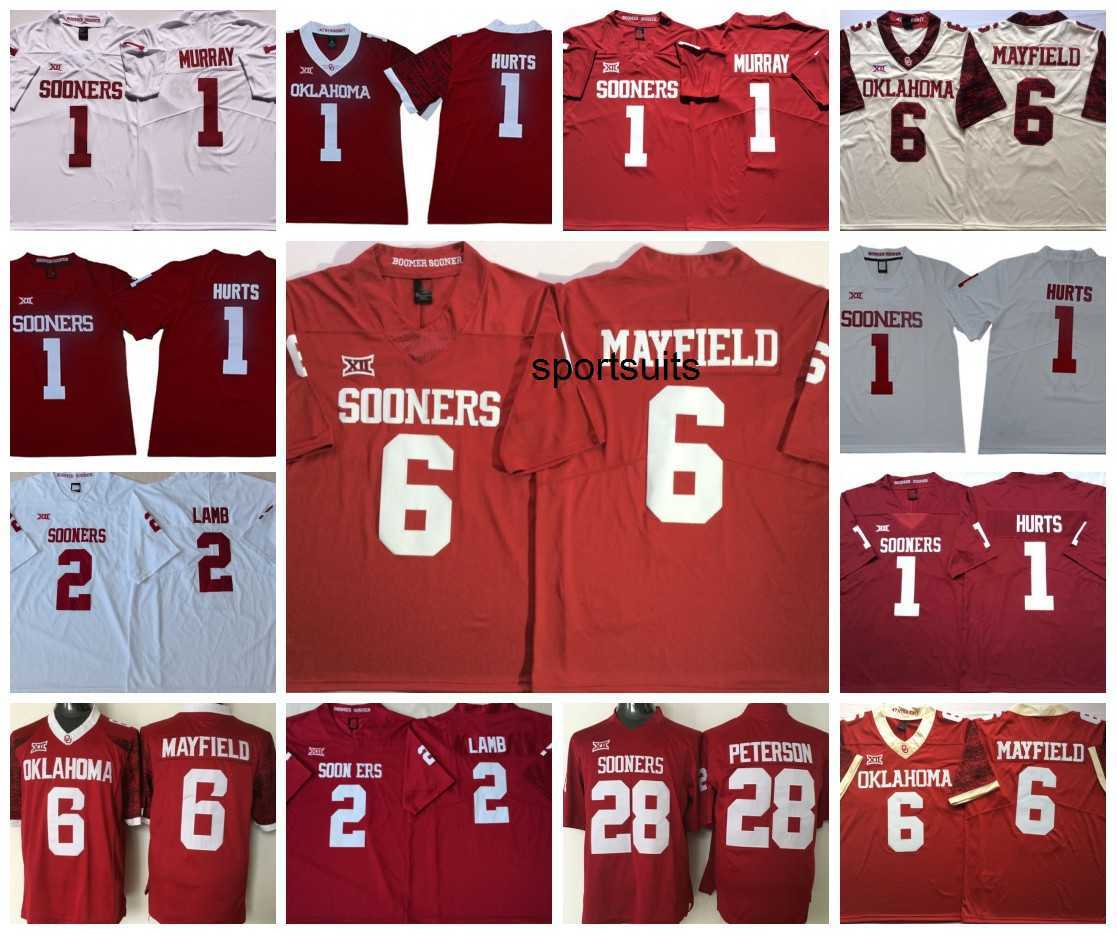 NCAA Oklahoma Sooners college Football Jerseys 1 Kyler Murray Baker Mayfield Jalen Hurts CeeDee Lamb Marquise Brown Adrian Peterson Brian Bosworth Jersey Stitched, Red /2 ceedee lamb
NCAA Oklahoma Sooners college Football Jerseys 1 Kyler Murray Baker Mayfield Jalen Hurts CeeDee Lamb Marquise Brown Adrian Peterson Brian Bosworth Jersey Stitched, Red /2 ceedee lamb