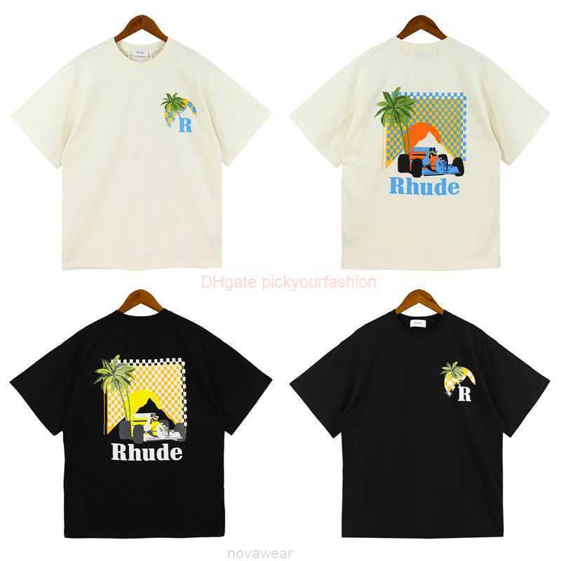 Designer Fashion Clothing Tees Tshirt American Rhude Coconut Tree Letter Print Casual Couple Niche Design Loose Round Neck Short Sleeved Tshirt Unisex Cotton Stree, Black
Designer Fashion Clothing Tees Tshirt American Rhude Coconut Tree Letter Print Casual Couple Niche Design Loose Round Neck Short Sleeved Tshirt Unisex Cotton Stree, Black