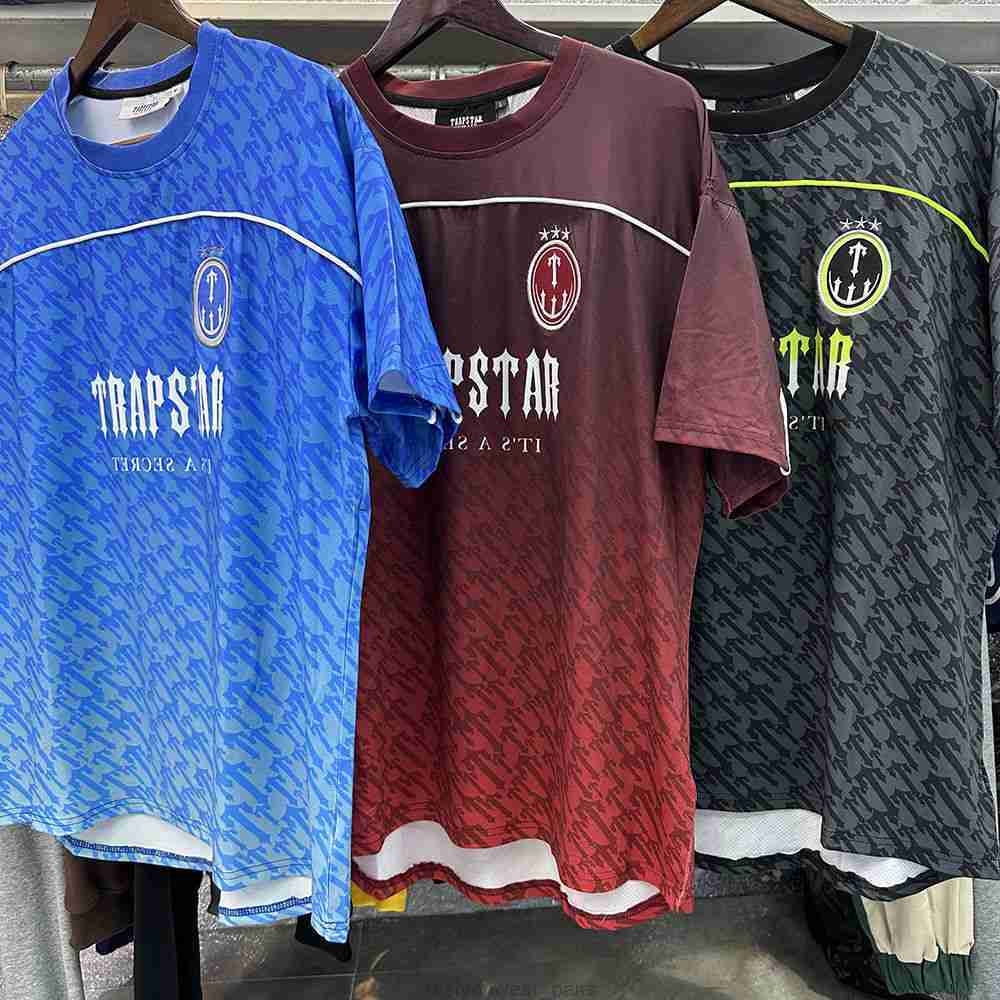 Designer Fashion Clothing Tees Tsihrts Shirts Trapstar Monogram Football Jersey Summer Loose Casual Quick Dry Short Sleeve Underlay Tshirt Rock Hip hop Cotton S 25, Black
Designer Fashion Clothing Tees Tsihrts Shirts Trapstar Monogram Football Jersey Summer Loose Casual Quick Dry Short Sleeve Underlay Tshirt Rock Hip hop Cotton S 25, Black