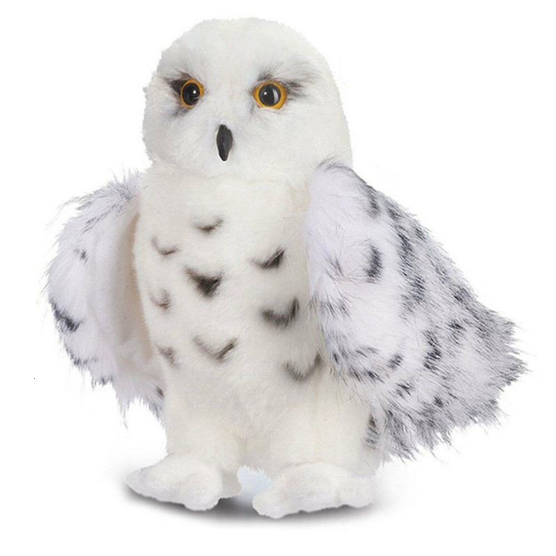 Stuffed Plush Animals 12 Inch Premium Quality Douglas Wizard Snowy White Plush Hedwig Owl Toy Potter Cute Stuffed Animal Doll Kids Gift 230617