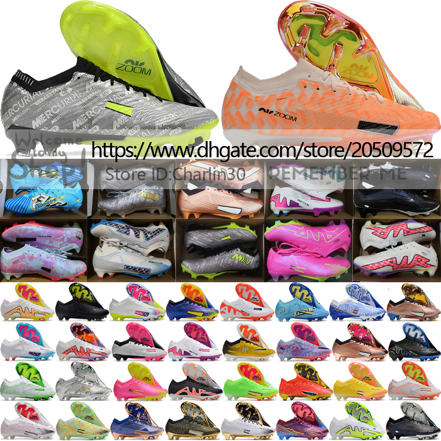 Send With Bag Quality Football Boots Zoom Mercurial Vapores 15 Elite FG ACC Soccer Shoes Firm Ground 25th Anniversary Mbappe Ronaldo CR7 Mens Football Cleats US 6.5-12, Vapor 8
Send With Bag Quality Football Boots Zoom Mercurial Vapores 15 Elite FG ACC Soccer Shoes Firm Ground 25th Anniversary Mbappe Ronaldo CR7 Mens Football Cleats US 6.5-12, Vapor 8