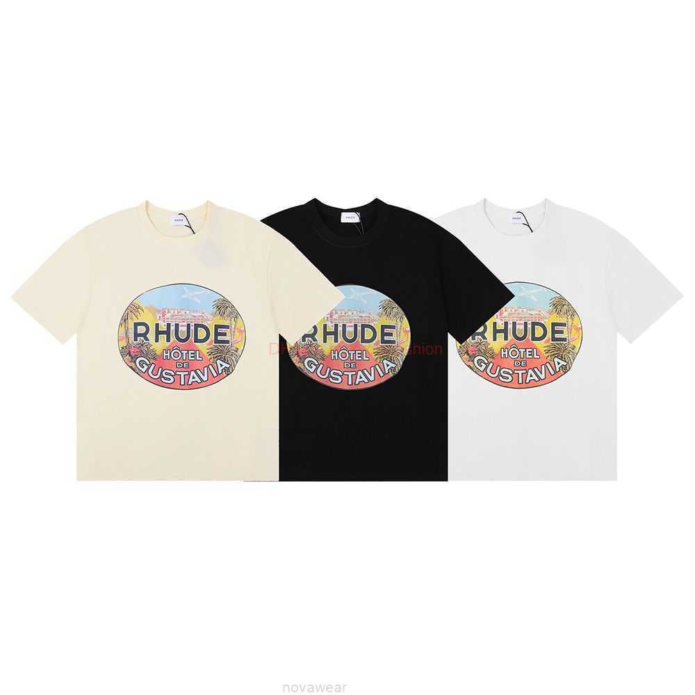 Designer Fashion Clothing Tees Tshirt Rhude Gustavia Hotel Printing High Quality Double Yarn Pure Cotton Casual Versatile Short Sleeve Tshirt for Men Women Cotton S, White 5066
Designer Fashion Clothing Tees Tshirt Rhude Gustavia Hotel Printing High Quality Double Yarn Pure Cotton Casual Versatile Short Sleeve Tshirt for Men Women Cotton S, White 5066