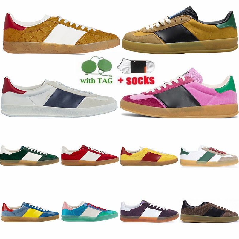 Plate-forme Shoes Gazelle Fashion Designer Sneakers Flats Striped Luxurys Platform Green Suede Silk Red Velvet Core Black Mens Womens Outdoor Casual Trainers
Plate-forme Shoes Gazelle Fashion Designer Sneakers Flats Striped Luxurys Platform Green Suede Silk Red Velvet Core Black Mens Womens Outdoor Casual Trainers