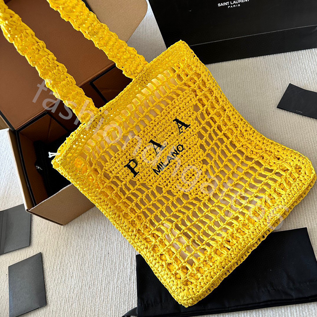 Designer Pradas Bags Luxury Straw Bag stylishyslbags Women Plaited Raffia woven bag Large Capacity Casual Tote Handbag Hollow Summer Beach Vacation Shoulder Bag 
Designer Pradas Bags Luxury Straw Bag stylishyslbags Women Plaited Raffia woven bag Large Capacity Casual Tote Handbag Hollow Summer Beach Vacation Shoulder Bag