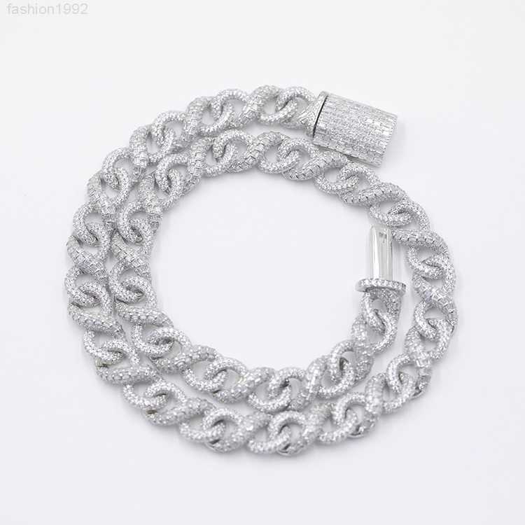 New Fantasy Design 13mm Wide 925 Silver Iced Out Trapezoid Moissanite Diamond Cuban Link Chain for Rapper Hip Hop Necklace
New Fantasy Design 13mm Wide 925 Silver Iced Out Trapezoid Moissanite Diamond Cuban Link Chain for Rapper Hip Hop Necklace