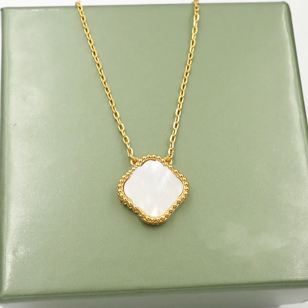 Van Fashion Classic4/Four Leaf Clover Necklaces Pendants Mother-of-Pearl Stainless Steel Plated 18K for Women&Girl Valentine's Mother's Day Engagement Jewelry-Gift
Van Fashion Classic4/Four Leaf Clover Necklaces Pendants Mother-of-Pearl Stainless Steel Plated 18K for Women&Girl Valentine's Mother's Day Engagement Jewelry-Gift
