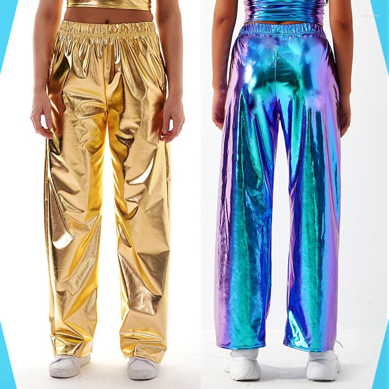 Women's Pants Women Shiny Holographic Fashion Gradient High Waist Loose Straight Leg Woman Casual Solid Color Metallic Trousers, Blue
Women's Pants Women Shiny Holographic Fashion Gradient High Waist Loose Straight Leg Woman Casual Solid Color Metallic Trousers, Blue