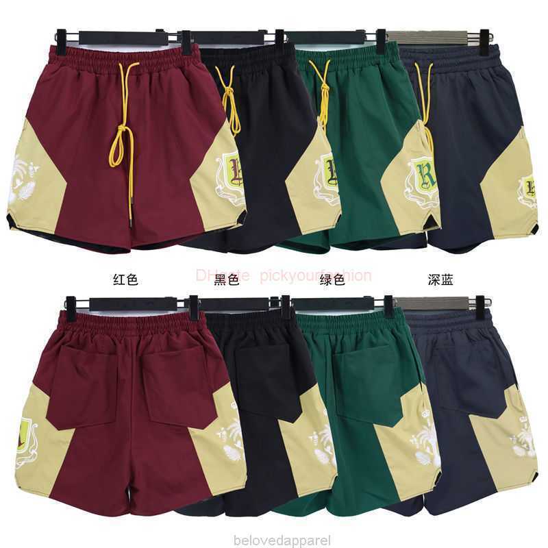Designer Short Fashion Casual Clothing Beach shorts American Rhude Trend Letter Coconut Tree Print Color Blocking Niche Design Loose Fitting Sports Shorts for Men W, Red
Designer Short Fashion Casual Clothing Beach shorts American Rhude Trend Letter Coconut Tree Print Color Blocking Niche Design Loose Fitting Sports Shorts for Men W, Red