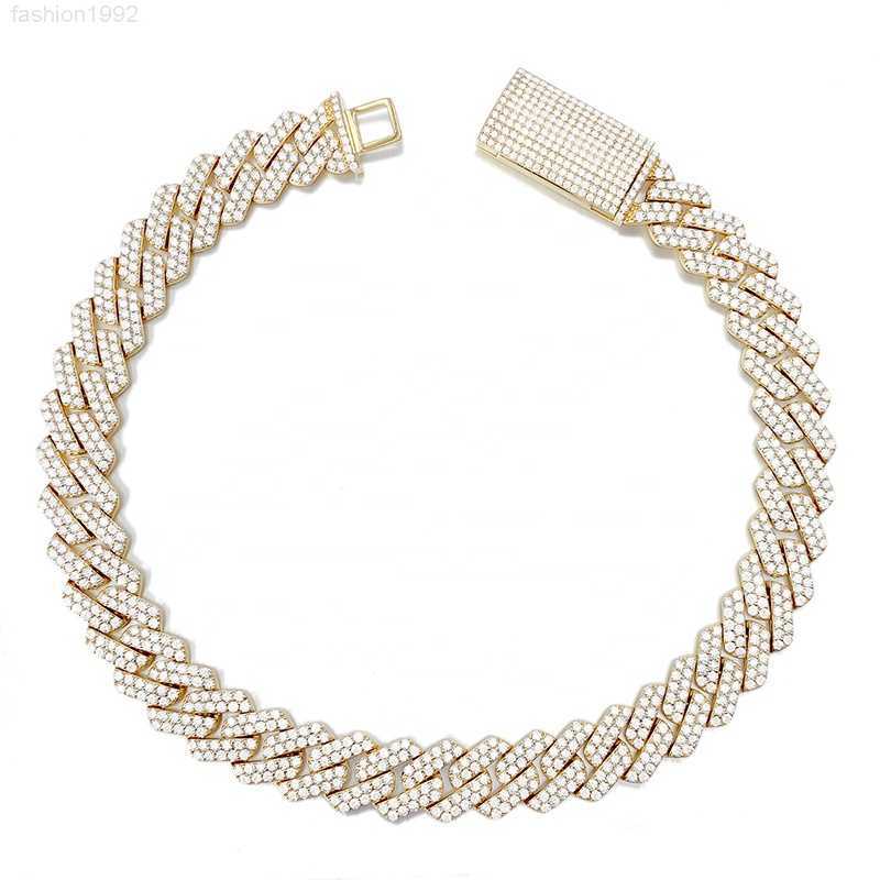 Real 10k Solid Gold Iced Out Vvs Lab Diamond 15mm 18'' Two Row Hip Hop Cuban Link Moissanite Chain
Real 10k Solid Gold Iced Out Vvs Lab Diamond 15mm 18'' Two Row Hip Hop Cuban Link Moissanite Chain