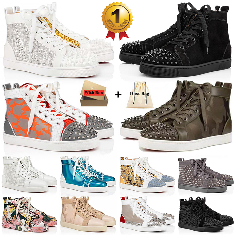 With Box Luxury Loafers Red Bottom Designer christians Shoes Platform Sneakers Big Size 13 Spikes Mens Womens Casual Shoe Glitter louboutins Bottoms Flat Trainers
With Box Luxury Loafers Red Bottom Designer christians Shoes Platform Sneakers Big Size 13 Spikes Mens Womens Casual Shoe Glitter louboutins Bottoms Flat Trainers