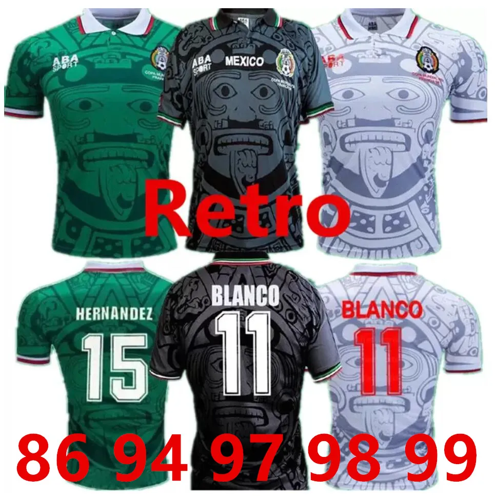 1998 Retro Edition Mexico Soccer Jersey Long Sleeve vintage 1995 1986 1994 Retro Shirt BLANCO Hernandez Classic football uniforms, 1994 home
1998 Retro Edition Mexico Soccer Jersey Long Sleeve vintage 1995 1986 1994 Retro Shirt BLANCO Hernandez Classic football uniforms, 1994 home