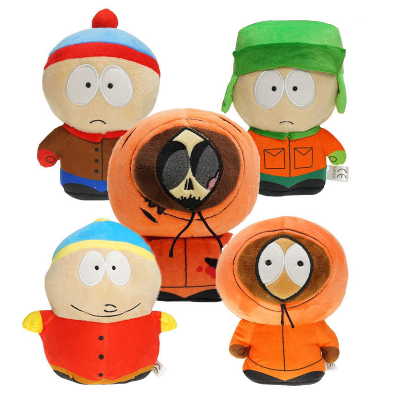 Stuffed Plush Animals 18-20cm Amine The South Stan Parks Plush Toy Cartoon Kyle Kenny Cartman Butters Stuffed Game Plushie Doll For Kids Birthday Gift