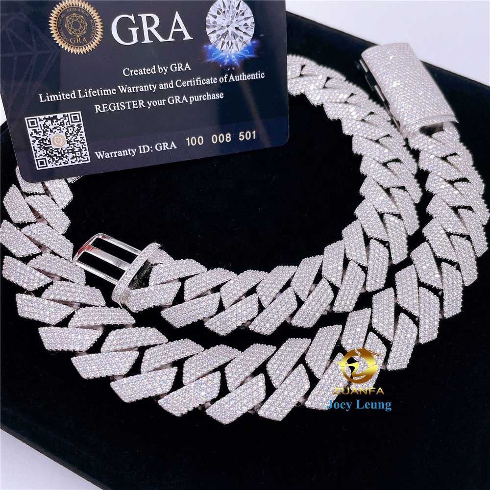 Pass Diamond Tester 20mm 925 Silver Mens Vvs Moissanite Diamond Iced Out Miami Cuban Link Chain Necklace Custom Hip Hop Jewelry
Pass Diamond Tester 20mm 925 Silver Mens Vvs Moissanite Diamond Iced Out Miami Cuban Link Chain Necklace Custom Hip Hop Jewelry