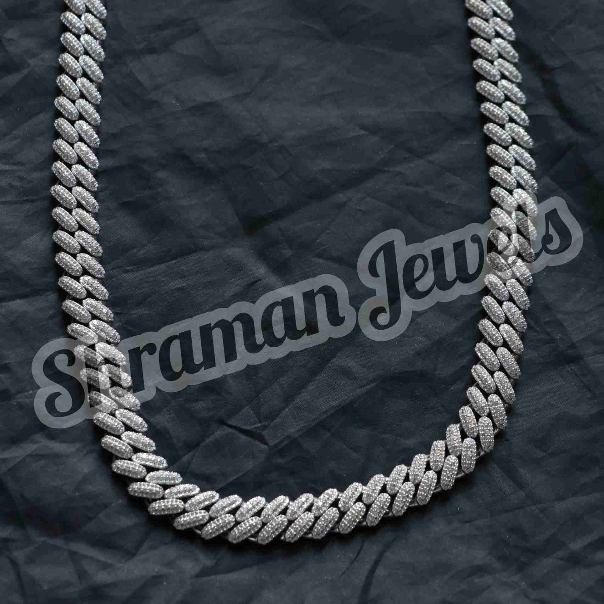 14mm Fully Iced Out Vvs Moissanite Diamond Solid Miami Cuban Link Chain 925 Sterling Silver Custom Hip Hop Necklace
14mm Fully Iced Out Vvs Moissanite Diamond Solid Miami Cuban Link Chain 925 Sterling Silver Custom Hip Hop Necklace