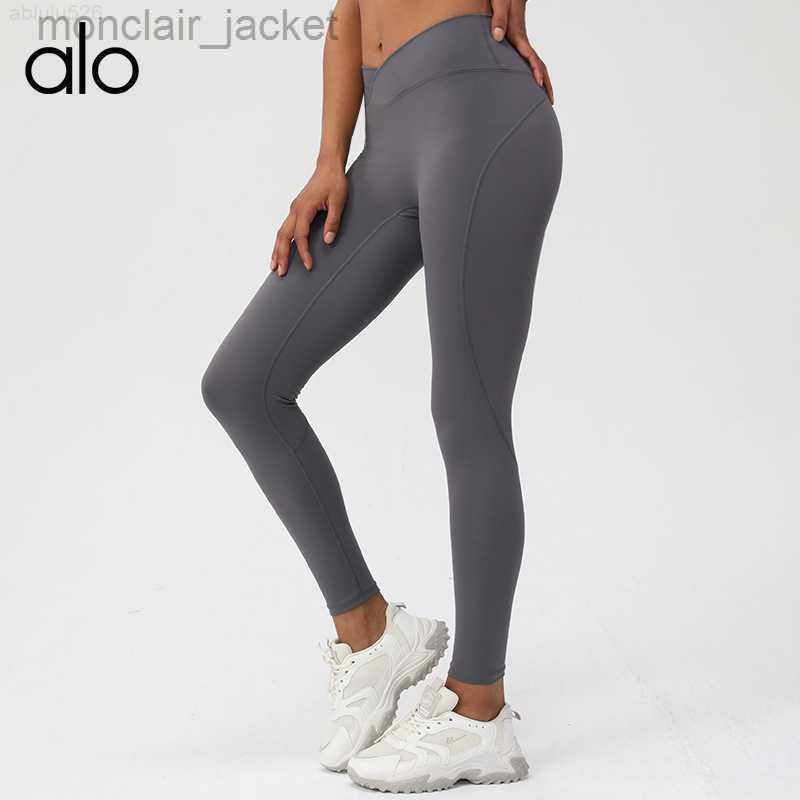 Designer Alos Yoga Tight-fitting Peach Hip Fitness Pants Without t Line Women's Cross Sports Pants High Waist Hip Lifting Yoga Pants, Shallow ash
Designer Alos Yoga Tight-fitting Peach Hip Fitness Pants Without t Line Women's Cross Sports Pants High Waist Hip Lifting Yoga Pants, Shallow ash