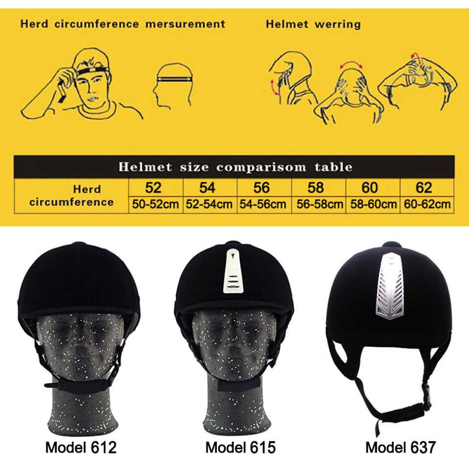 Riding Helmets LOCLE Equestrian Horse Riding Helmet Breathable Durable Safety Half Cover Horse Rider Helmets For Men Women Children 52-62cm 230619