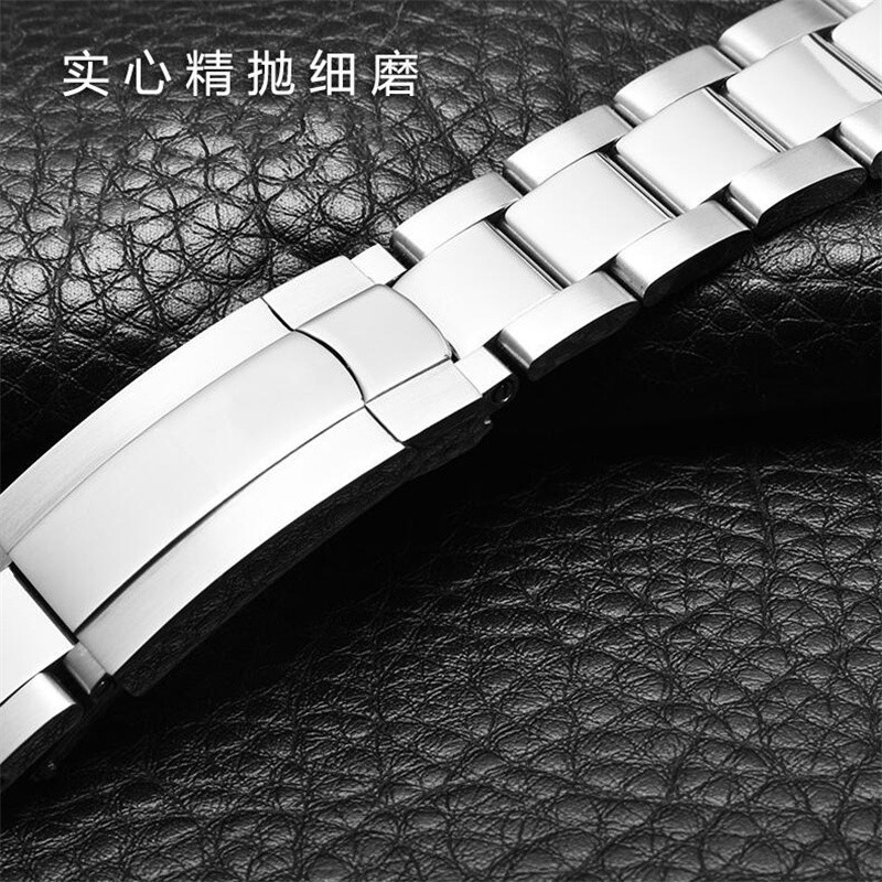 2026 XCL904L Silver Gold Stainless Steel Watchband 17 20 21mm Solid Screw Link Oyster Bracelet For RX Date Just 41mm Case Watch Bands Superior - view 5